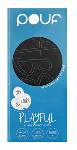 Playful Letters - Black