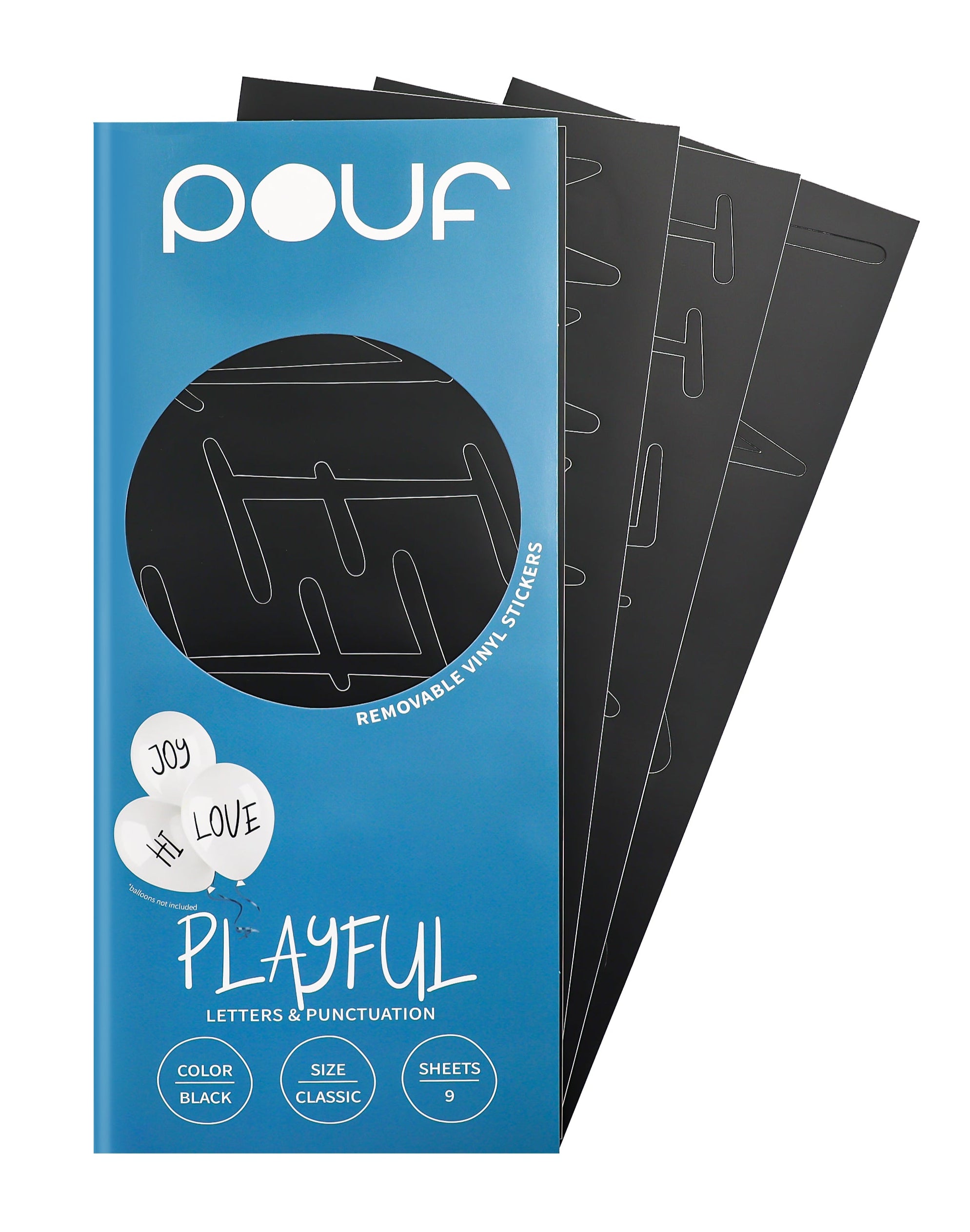 Playful Letters - Black
