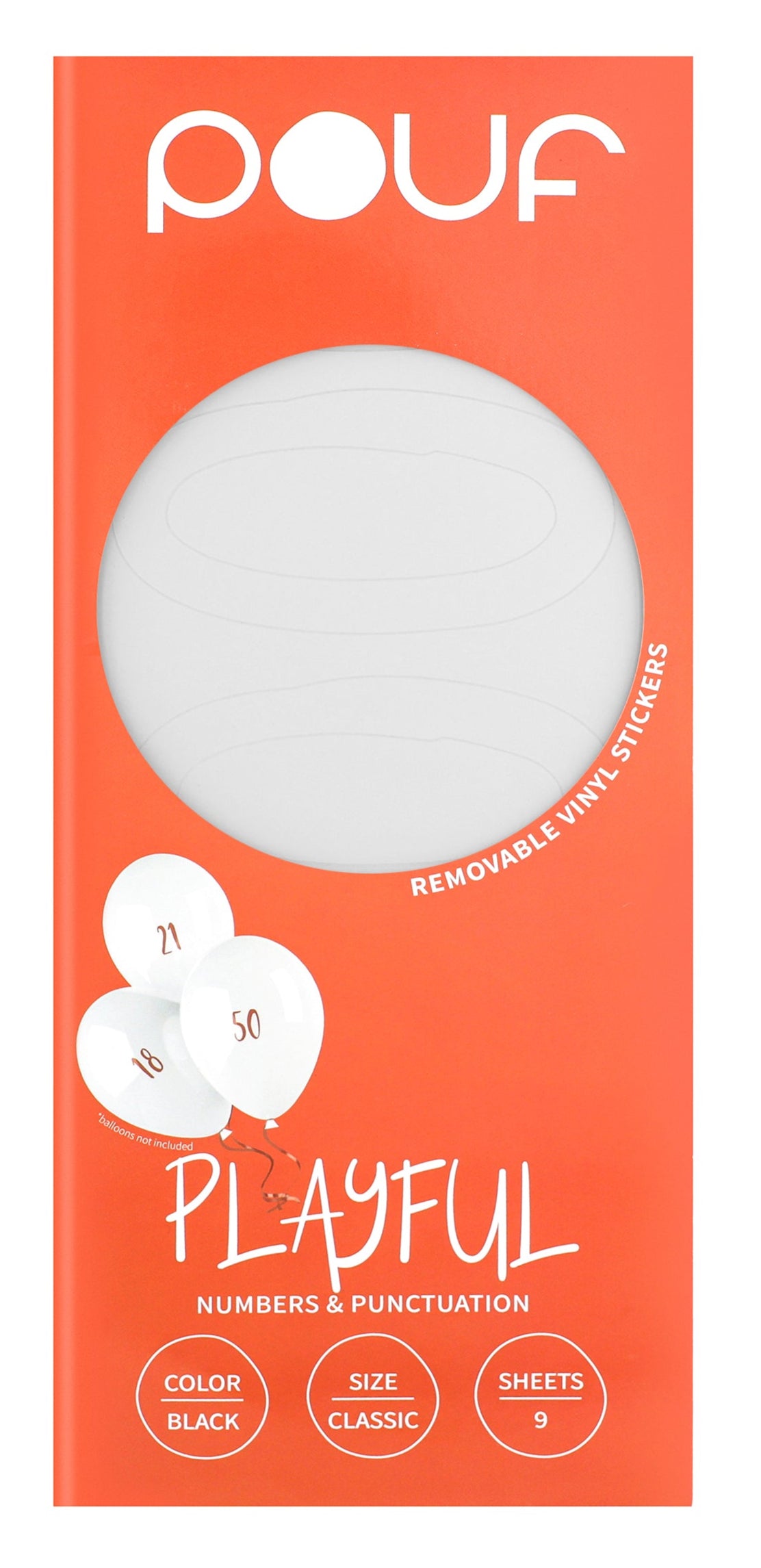 Playful Numbers - White
