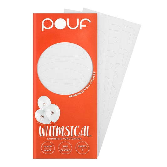 Whimsical Numbers - White