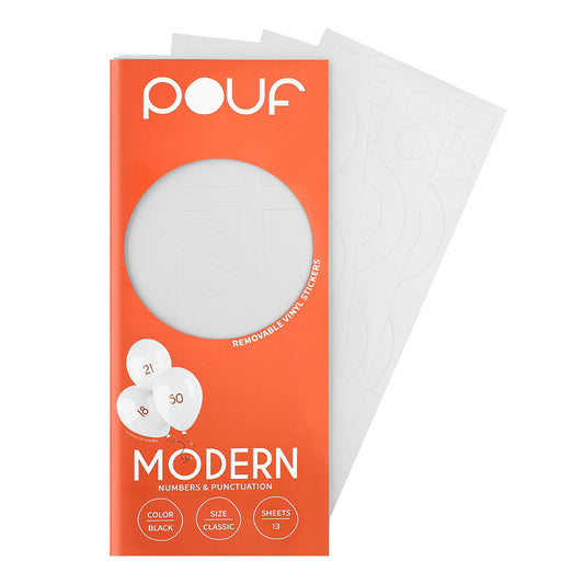 Modern Numbers - White