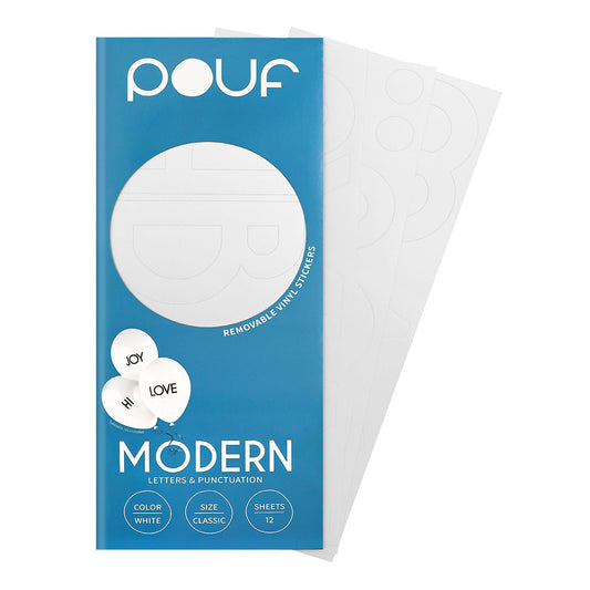 Modern Letters - White