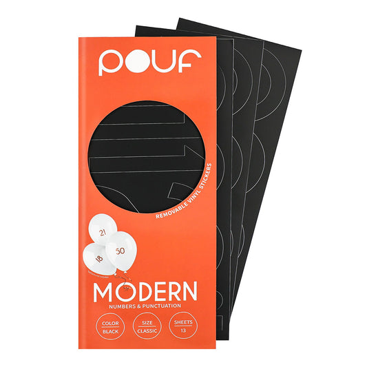 Modern Numbers - Black