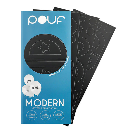 Modern Letters - Black