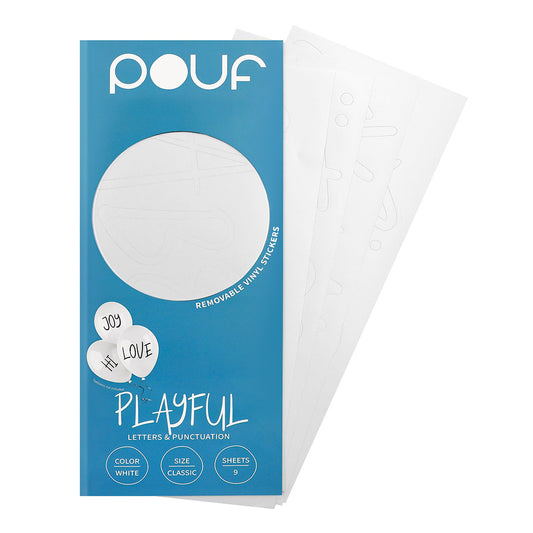 Playful Letters - White