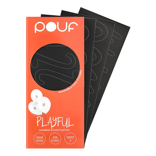 Playful Numbers - Black